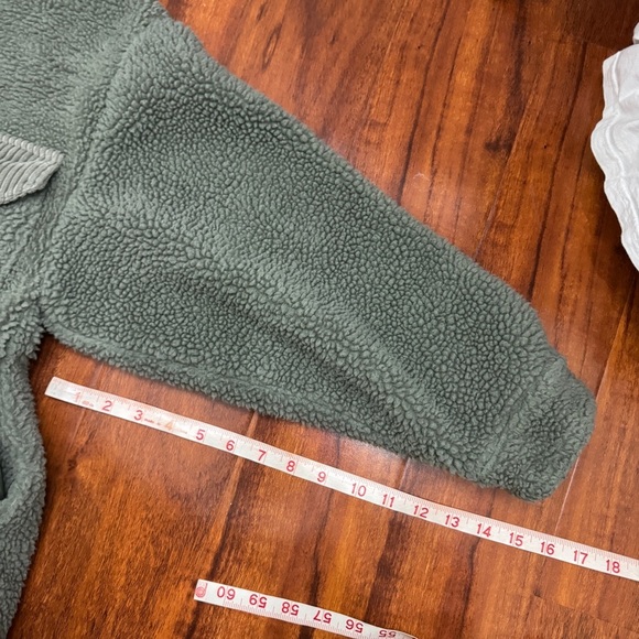 Zara Deep Pile Button Up Jacket Shirt Size Small - Picture 7 of 7